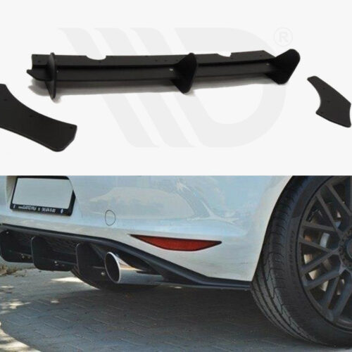 VW GOLF MK7 GTI REAR DIFFUSER & REAR SIDE SPLITTERS