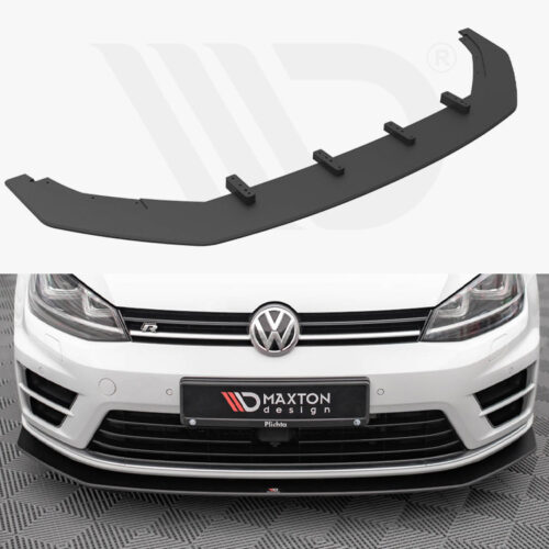 STREET PRO FRONT SPLITTER V.2 VW GOLF R MK7 (2014-2016)