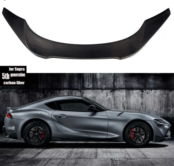 Carbon Fiber Rear Trunk Wing Spoiler For Toyota Supra A90 A91 2019-2023 ...