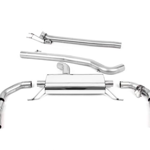 MILLTEK SPORT NON-RESONATED OPF BACK EXHAUST SYSTEM – USES OE TIPS FOR MERCEDES BENZ CLA45