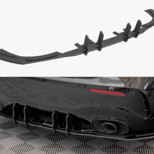 MAXTON® DESIGN Street PRO Rear Diffuser Mercedes A35 AMG Hatchback Aero Pack W177 MEA17735CNC-RS1B