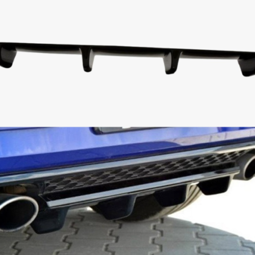 MAXTON® DESIGN Rear Splitter Volkswagen Golf R / R-Line Hatchback Mk7 Facelift VW-GO-7F-R-RS2G