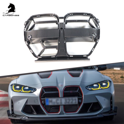 CSL Style Dry Carbon Fiber Front Grille For BMW M3 (G80) & M4 (G82)
