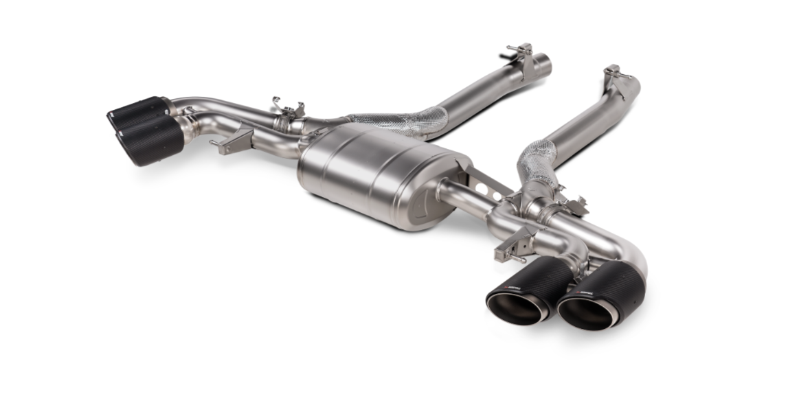 Akrapovič Slip-On Line (Titanium) Exhaust System For BMW X5 M & X6 M (F95 / F96) LCI