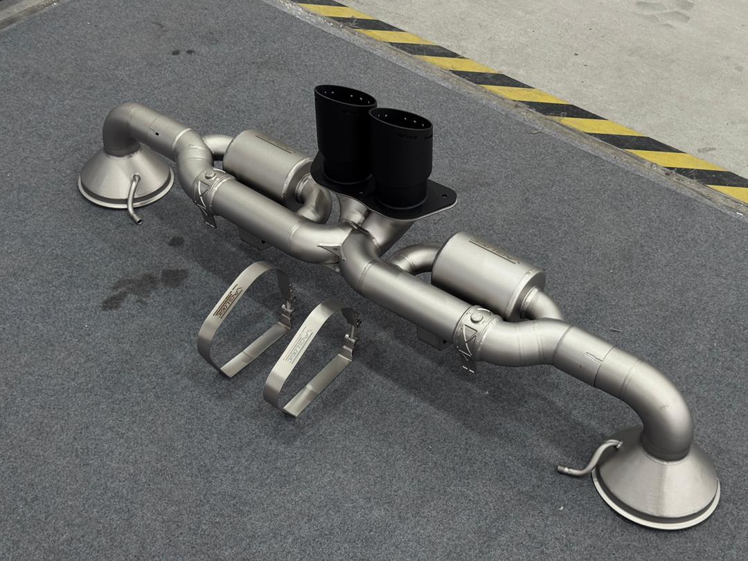 Vaglogic Performance Titanium Upgraded Cat-back Exhaust System with Sandblast Coating for Porsche 911 GT3 (992)
